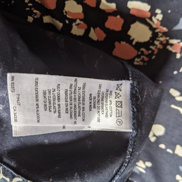 French Connection Navy & Floral Dress - Picture 6 of 6